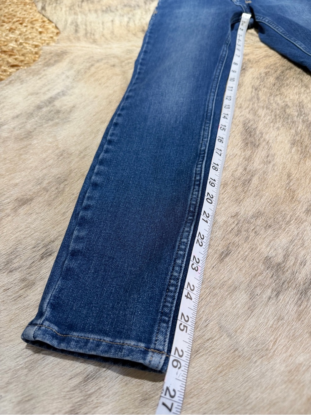 Ksubi Hi N Wasted Crop Jeans Sz 26 High Rise Cropped Skinny Medium Wash - Picture 7 of 15